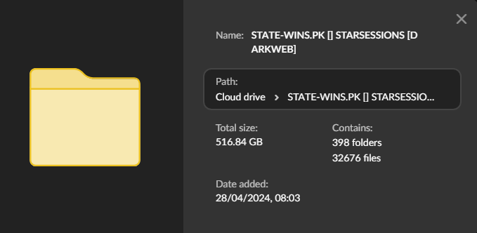 StarSessions Leaks [DARKWEB] - [516 GB]